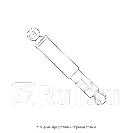 BKSA0072 - Амортизатор подвески задний (1 шт.) (BAIKOR) Mercedes W140 (1991-1995) для Mercedes W140 (1991-1998), BAIKOR, BKSA0072