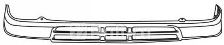 TYHIX92-220M - Спойлер переднего бампера (Forward) Toyota Hilux (1992-1995) для Toyota Hilux (1992-1997), Forward, TYHIX92-220M