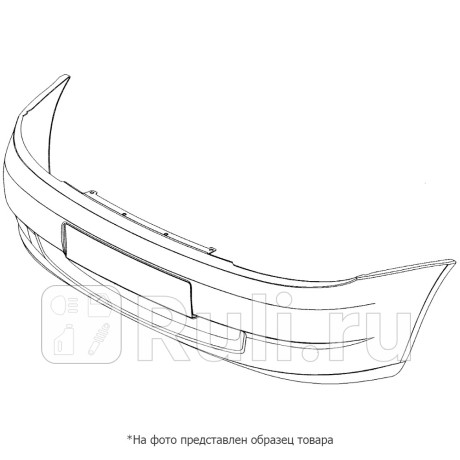 50N30711 - Бампер передний (Polcar) Mercedes Vito W447 (2014-2021) для Mercedes Vito W447 (2014-2021), Polcar, 50N30711