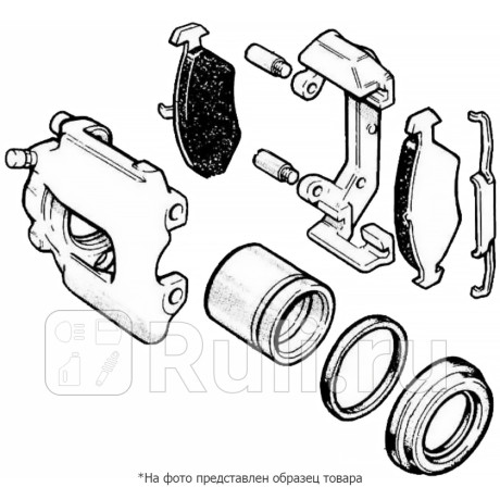 Поршень суппорта toyota land cruiser 4.2td 90- STELLOX 04-98455-SX  для Разные, STELLOX, 04-98455-SX