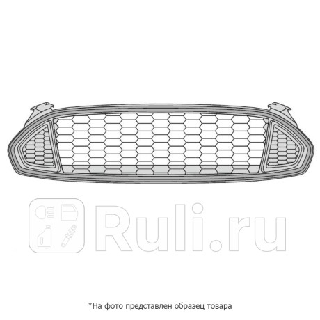 JH08RAP13004BL - Решетка переднего бампера левая (Jorden) Skoda Rapid (2012-2020) для Skoda Rapid (2012-2020), Jorden, JH08RAP13004BL