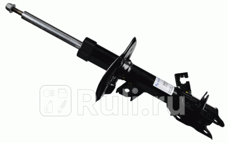 314037 - Амортизатор подвески передний правый (SACHS) Nissan Qashqai j10 (2006-2010) для Nissan Qashqai J10 (2006-2010), SACHS, 314037