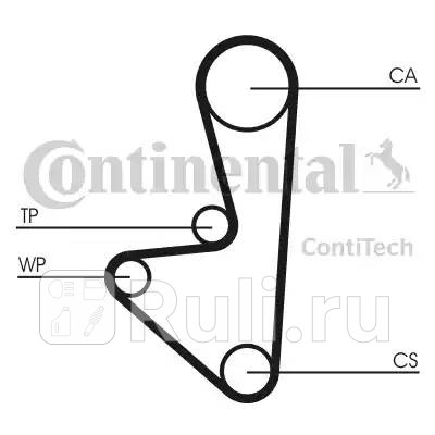 CT1067K1 - Комплект грм (CONTITECH) Peugeot 307 (2001-2005) для Peugeot 307 (2001-2005), CONTITECH, CT1067K1