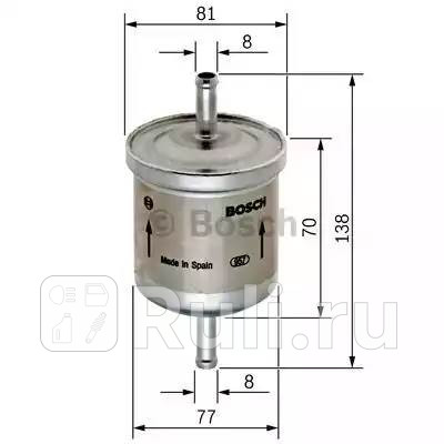 0 450 905 324 - Фильтр топливный (BOSCH) Ford Escort (1986-1990) для Ford Escort (1986-1990), BOSCH, 0 450 905 324