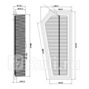 Фильтр воздушный mercedes-benz c-klasse (w204 c204 s204), e-klasse (w s212), e-klasse coup? cabriolet (a c207), slk (r172) DOUBLE FORCE DFA1127  для Разные, DOUBLE FORCE, DFA1127