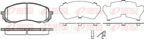 1081.11 - Колодки тормозные дисковые передние (REMSA) Subaru Legacy BM/BR (2009-2015) для Subaru Legacy BM/BR (2009-2015), REMSA, 1081.11
