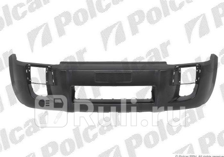 404707-1 - Бампер передний (Polcar) Hyundai Tucson 1 (2004-2010) для Hyundai Tucson 1 (2004-2010), Polcar, 404707-1