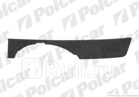 133527-6 - Накладка противотуманной фары правая (Polcar) Audi A4 B7 (2004-2009) для Audi A4 B7 (2004-2009), Polcar, 133527-6