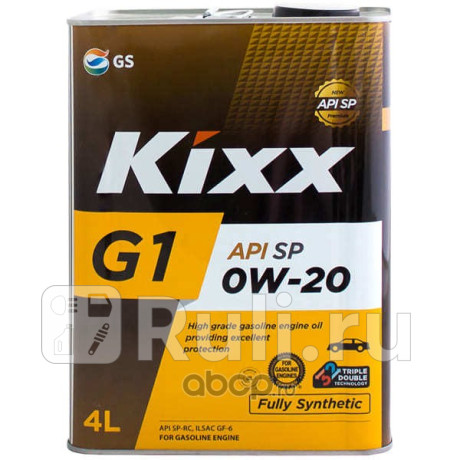 Масло моторное kixx g1 0w-20 api sp 4л l215044te1 KIXX L215044TE1  для прочие 2, KIXX, L215044TE1