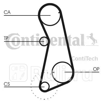 CT637K1 - Комплект грм (CONTITECH) Volkswagen Golf 2 (1983-1992) для Volkswagen Golf 2 (1983-1992), CONTITECH, CT637K1