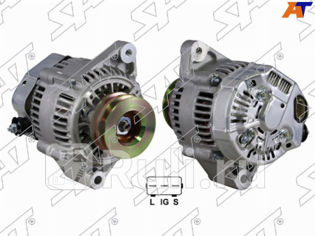 Генератор toyota land cruiser 80 100 4.2td 92-98 1hd# 1hz 12v 80a SAT ST-27060-17220N  для Разные, SAT, ST-27060-17220N