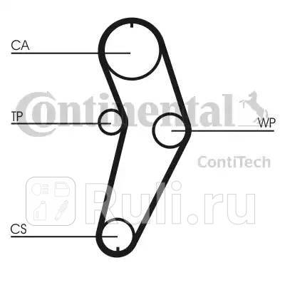 CT709K1 - Комплект грм (CONTITECH) Renault Megane 1 рестайлинг (1999-2003) для Renault Megane 1 (1999-2003) рестайлинг, CONTITECH, CT709K1