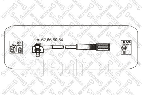 10-38115-SX - Высоковольтные провода (STELLOX) Ford Escort (1986-1990) для Ford Escort (1986-1990), STELLOX, 10-38115-SX