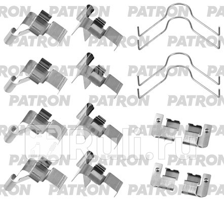 Комплект монтажный тормозных колодок дисковых toyota dyna (06-21) PATRON PSRK1360  для Разные, PATRON, PSRK1360